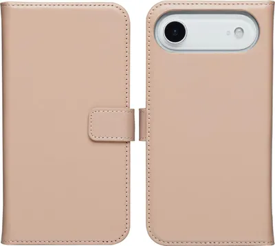 Produktbild von Selencia Echtleder Klapphülle iPhone Air - Dusty Pink