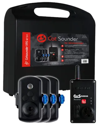Produktbild von Catsounder XRS 3er Set - 3 Funkbissanzeiger + Receiver