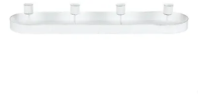 Obrázek produktu pro Autronic Svícen kovový UM1033 WT - bílý