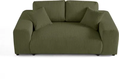 Produktbild von Lisa Design Garance - 2-sitzer Einzelsofa - aus Cordstoff , Grün