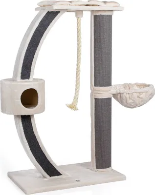 Produktbild von Kratzbaum XXL Granville · beige anthrazit · ca. 157 x 60 x 170 cm