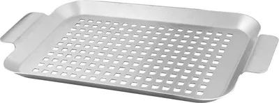 Image de Plaque Strend Pro Grill, pour gril, en acier inoxydable, 34x18,5x2 cm