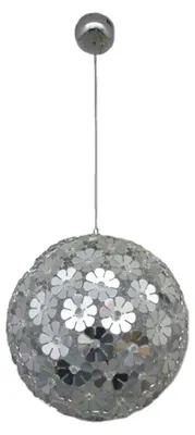 Produktbild von Moderne Deckenleuchte Pendelleuchte Florence Metall Chrom 3 Modelle Hängelampe 40 cm