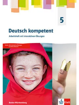 Obrázek produktu pro Deutsch kompetent 5. Arbeitsheft mit Medien Klasse 5. Ausgabe für Baden Württemberg