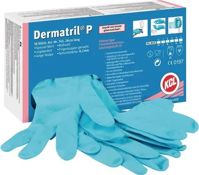 Immagine prodotto di Guanti. Dermatril 743 P, taglia 10, 50 pezzi.