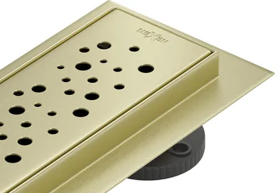 Zdjęcie produktu dla Mexen Flat M12 odpływ liniowy 70 cm, złoty szczotkowany - 1A21070-15