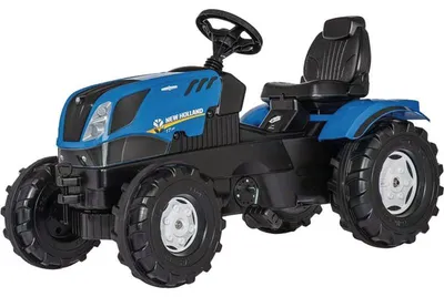 Obrázok produktu pre Rolly Toys Trettraktor New Holland, Sitz verstellbar, Flüsterreifen, ab 3 Jahre