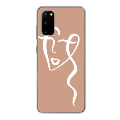 Produktbild von MuchoWow® Handyhülle Schutzhülle Hülle für Samsung Galaxy S20 Frau - Gesicht - Abstrakt Silikon Softcase Handy Hülle - Bild