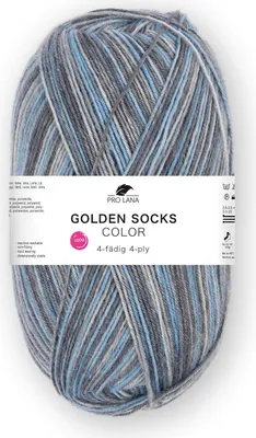 Produktbild von Pro Lana GOLDEN SOCKS color 100 g 4-fach Sockenwolle 420 m Farbe 722