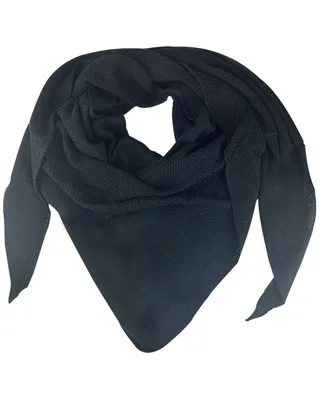 Produktbild von XL Strick Dreieckstuch - Schal  200 x 80 cm | Schwarz