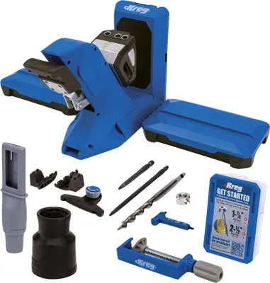 Obrázok produktu pre Prípravok na vreckové diery KREG 720 PRO ( KPHJ720PRO-INT ) + základná stanica + stupňovitá vŕtačka + vrták + skrutky