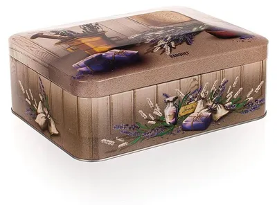 Produktbild von BANKETT dürfen LAVENDEL 20 x 15,5 x 8 cm, Box für Tee