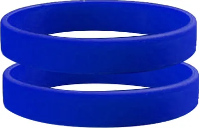 Produktbild von 2 Stück Herren Damen Silikon-Armbänder, einfarbig, Sport-Armband, Armreif, Geschenk-Dunkelblau