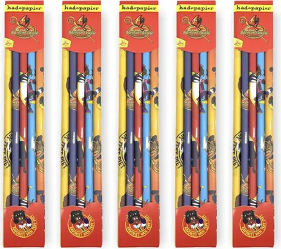 Produktbild von 5x Paket mit 5 Rollen Weihnachtspapier 100 x 52 cm