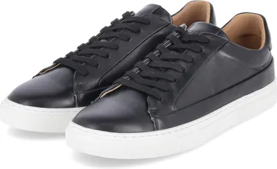 Produktbild von Kaerlek Herren Low Sneaker Schwarz Glattleder Größe: 41