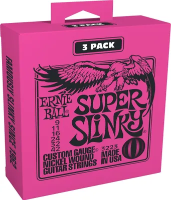 Obrázek produktu pro Ernie Ball Super Slinky, Bendžo, Ocel, Elektrický, 6 kusů