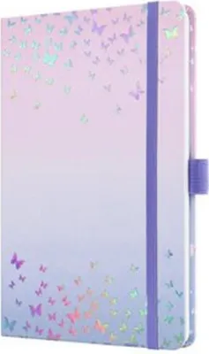 Obrázok produktu pre Diár "Jolie", Butterfly Confetti Candy, A5, týždenný, 2026, tvrdá väzba, SIGEL J6347