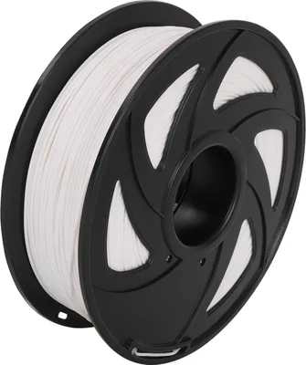 Image de PLA 3D Printing Filament 1.75 mm 1KG Spool Printer Filament Bundle, Weiß