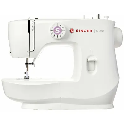 Obrázek produktu pro SINGER M1605, Bílá, Šití, 4 kroky, Otočné, Elektrický, 425 mm
