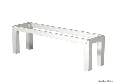 Produktbild von Naber Bankgestell B120, edelstahlfarbig  - Tablon