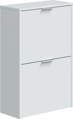 Immagine prodotto di Dmora Scarpiera Arafat 22x50x75h cm Bianco, 12 Paia 2 Ante