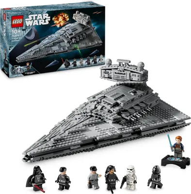 Produktbild von LEGO Star Wars Imperialer Sternzerstörer, Sternenschiff, Bauspielzeug, Spielset mit Darth Vader und Cal Kestis, Geburtstagsgeschenk für Jungen, Mädchen und Fans 75394