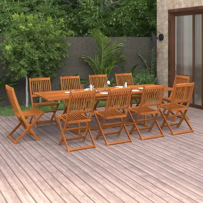 Obrázek produktu pro Maison Exclusive – 11dílná zahradní jídelní souprava 280x90x75 cm z masivního akáciového dřeva