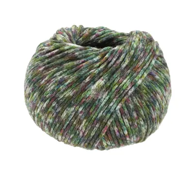 A ball of yarn on a white background.