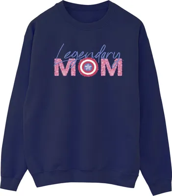 Produktbild von Marvel - "Avengers Mum" Sweatshirt für Damen BI3202 (L) (Marineblau)
