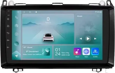 Immagine prodotto di Autoradio con Bluetooth – CarPlay – Per Mercedes-Benz B200 / Sprinter W906 / Viano / Vito W639 – Serie QS Android 14 – 1280x720 QLED – 4G/WiFi – Navigazione – Multimedia