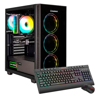 GAMEMAX Gaming-PC Draco XD 7799 Ryzen 5 7500F 16GB DDR5 RAM 1TB SSD RTX 5060Ti (16GB) Windows 11