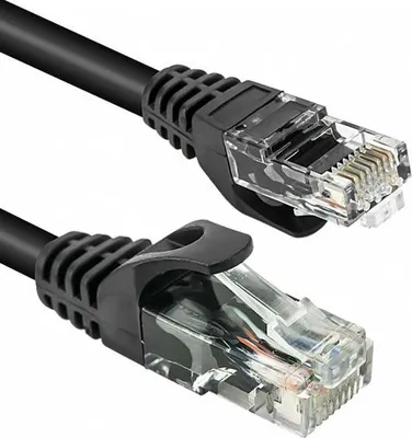 Produktbild von Vultech TAAU005-UTP, 0,5 m, Cat6, U/UTP (UTP), RJ-45, RJ-45, Schwarz