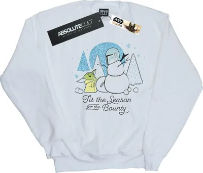 Produktbild von Star Wars - "The Mandalorian Tis The Season" Sweatshirt für Herren BI46524 (5XL) (Weiß)