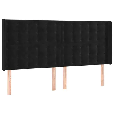 Imagen del producto de vidaXL Cabecero con orejas, color , 203x16x118/128 cm, terciopelo