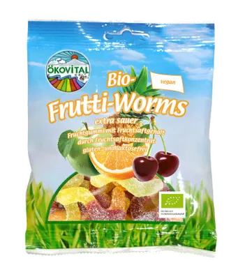 Immagine prodotto di Frutti-Worms - senza gelatina 100g