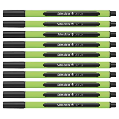 Produktbild von Schneider Line-Up Fineliner schwarz 0,4 mm, 10 St.