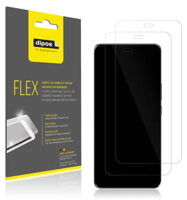 Produktbild von 2x Schutzfolie für Honor Magic 7 Lite Folie, 100% Displayabdeckung, dipos Flex