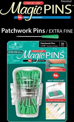 Produktbild von Taylor Seville Magic Pins - Patchwork EXTRAFEIN 0,4 x 36 mm : 100 Stück Packungsgröße: 100 Stück