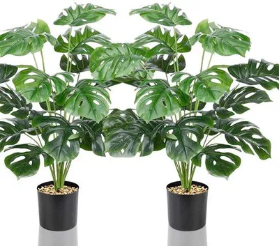 Image de Ensemble de plantes artificielles pour la décoration intérieure et extérieure