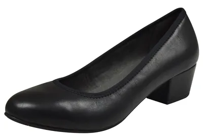 Produktbild von Damen Pumps schwarz von JANA aus Leder von Größe 37 bis 41