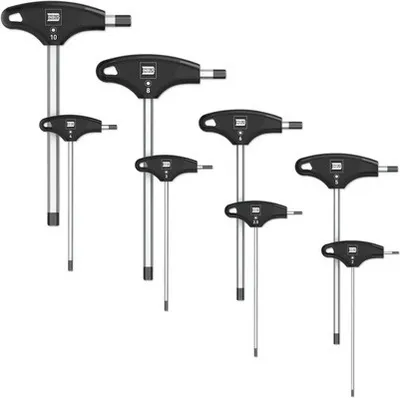 Produktbild von INBUS® 70129 T-Griff Schraubendreher Set 8tlg., 2–10mm, mit HybridTouch