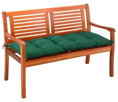 Produktbild von Gartenbank-Auflage Sitzkissen Bankauflage - 110 x 45 x 8 cm - Anthrazit - Wetterfest - Für Garten und Terrasse