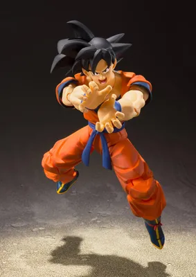 Immagine prodotto di Dragon Ball Z S.H. Figuarts action figure Son Goku (Un Saiyan cresciuto sulla Terra) 14 cm