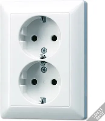 Immagine prodotto di Presa SCHUKO AS5020KIUWW 2-gang (AS5020KIUWW)