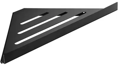 Productafbeelding van Wandplank voor de badkamer, Alto - mat zwart - 30x19 cm