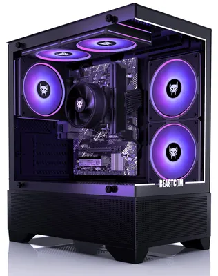 Produktbild von BEASTCOM Q3 | Essential Gaming PC | 16 Threads  | AMD Ryzen 7 8X 4,60GHz | 4K Vega Radeon Grafik | 16GB RAM | 1TB SSD | HDMI | WiFi | Windows 11 Pro