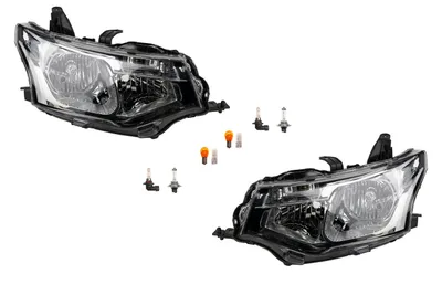 Produktbild von Scheinwerfer passend für Mitsubishi Outlander 12-15 Leuchtmittel Set L R 8301C197 8301D093 8301C198 8301D094 Johns