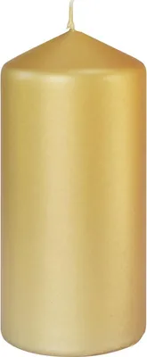 Produktbild von Duni 152898 Wachskerze Zylinder Gold 10 Stück(e)
