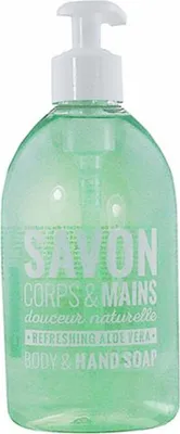 Produktbild von 12x 500ml Savon Flüssigseife Körper Hände waschen 6L Aloe Vera