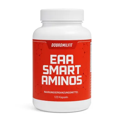 Produktbild von EAA Smart Aminos DobromilFit – Essenzielle Aminosäuren in Kapselform